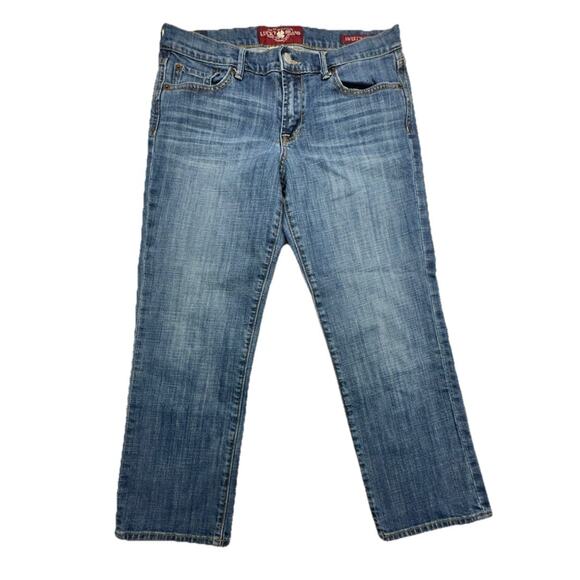 Lucky Brand Denim - Lucky Brand Jeans Womens 8 29 Sweet N Crop Medium Wash Blue Denim Zip Fly